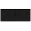 vidaXL Ντουλάπι Μπάνιου Μαύρο 80 x 33 x 60 εκ Επεξεργασμένο ξύλο