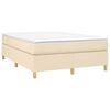 vidaXL &Kappa;&rho;&epsilon;&beta;ά&tau;&iota; Boxspring &mu;&epsilon; &Sigma;&tau;&rho;ώ&mu;&alpha; &Kappa;&rho;&epsilon;&mu; 140x200 &epsilon;&kappa;. &Upsilon;&phi;&alpha;&sigma;&mu;ά&tau;&iota;&nu;&omicron;