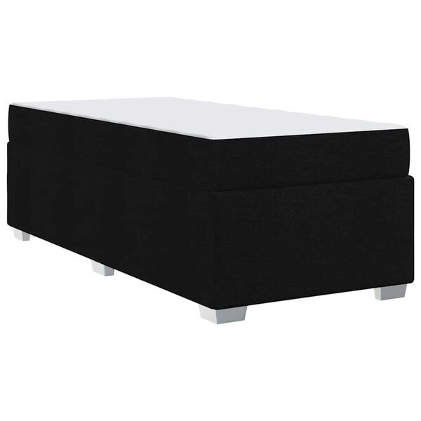 vidaXL Σκελετός Κρεβατιού Μαύρο 100 x 200 cm ύφασμα
