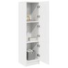 vidaXL Highboard Λευκό 31.5 x 32 x 122.5 εκ