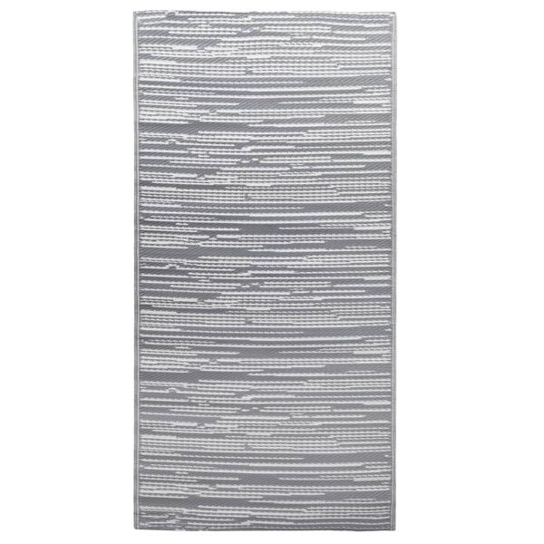vidaXL Χαλί εξωτερικού χώρου ARAKIL γκρι 190x290 cm PP