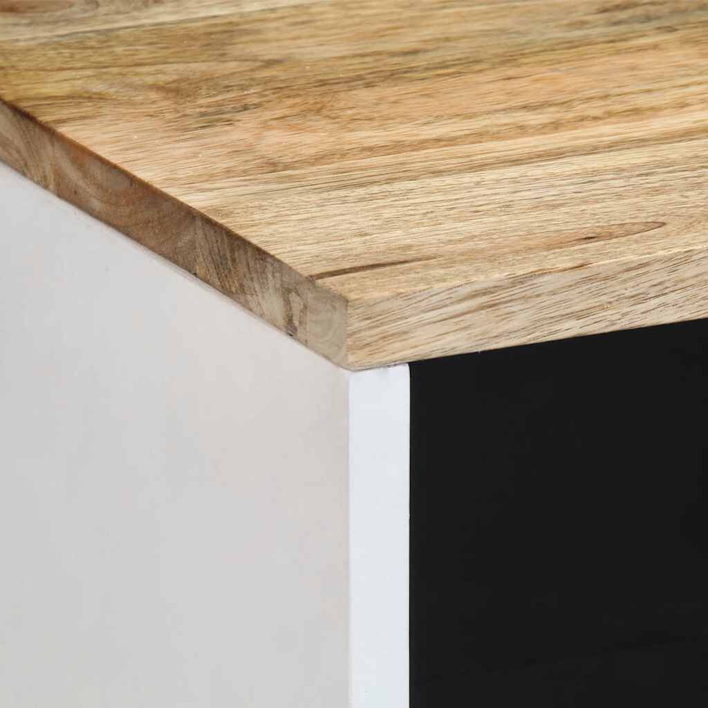 vidaXL Sideboard 80x33,5x75 cm μασίφ ξύλο Mango