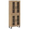 vidaXL Highboard 2 pcs Artisan Oak 69,5 x 34 x 180 &epsilon;&kappa;.