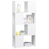 vidaXL Βιβλιοθήκη/Διαχωριστικό Χώρου Λευκό 60x24x124,5 εκ. Μοριοσανίδα