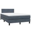 vidaXL &Kappa;&rho;&epsilon;&beta;ά&tau;&iota; Boxspring &mu;&epsilon; &Sigma;&tau;&rho;ώ&mu;&alpha; & LED &Sigma;&kappa;&omicron;ύ&rho;&omicron; &Gamma;&kappa;&rho;&iota; 120x210 &epsilon;&kappa;. &Beta;&epsilon;&lambda;&omicron;ύ&delta;&iota;&nu;&omicron;