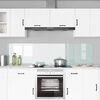 vidaXL Πίσω Πάνελ Κουζίνας Λευκό 100 x 50 cm σκληρυμένο γυαλί