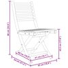 vidaXL Καρέκλες Κήπου Πτυσσόμενες 6 τεμ. 43x54x88 εκ. από Μπαμπού