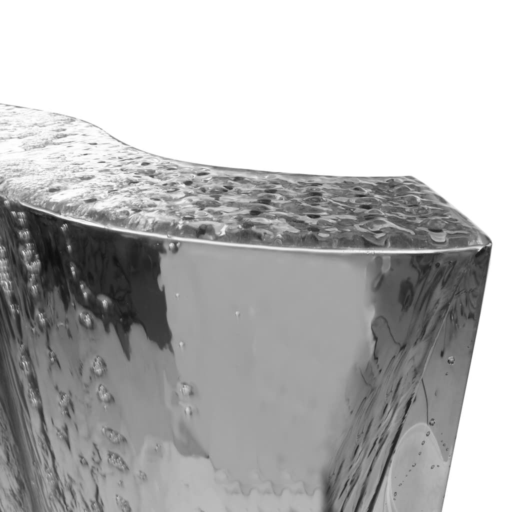 vidaXL Σιντριβάνι Κήπου Ασημί 60,2x37x122,1 εκ. από Ανοξείδωτο Ατσάλι