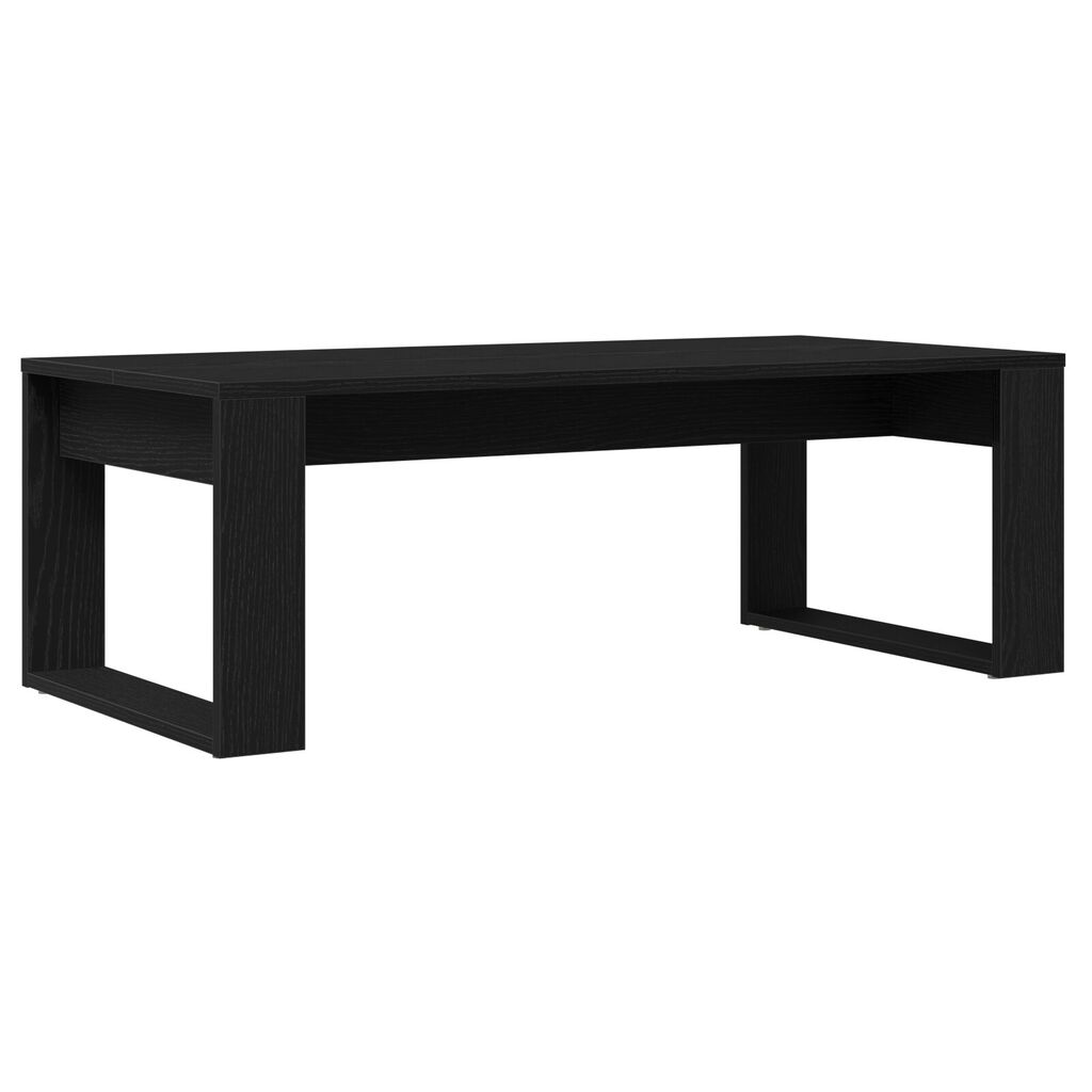vidaXL Καφέ Τραπεζάκι Μαύρο Δρυς 102x50x35 εκ. Ξύλο Επεξεργασμένο