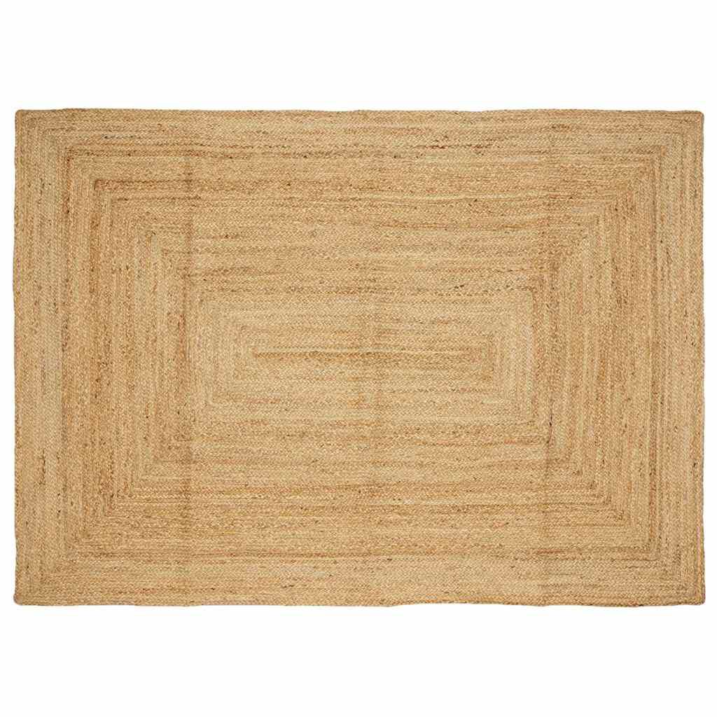 vidaXL Χαλί Χειροποίητο Φυσικό Χρώμα 160 x 230 εκ. από Γιούτα