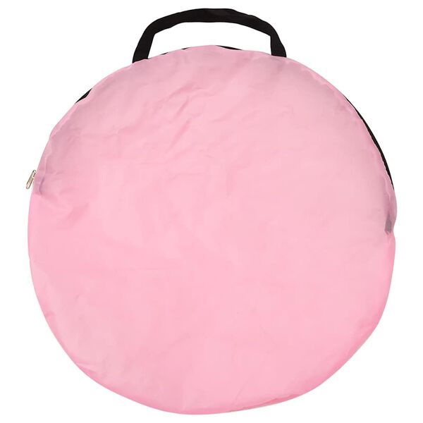 vidaXL Παιδική Σκηνή Ροζ 100x100x127 εκ. με 250 Μπάλες