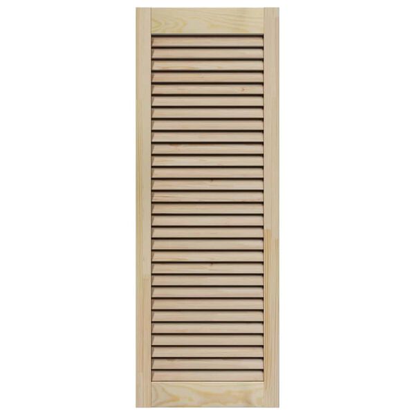 vidaXL Πόρτα Ντουλάπας Φυσικό 140.5 x 2.1 x 49.5 cm Μασίφ ξύλο πεύκου