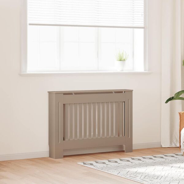 vidaXL Κάλυμμα Καλοριφέρ 112 x 19 x 81,5 εκ. από MDF
