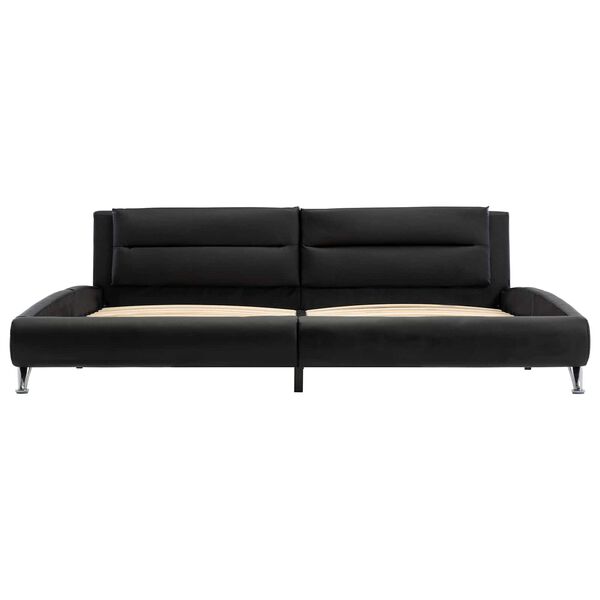 vidaXL &Sigma;&kappa;&epsilon;&lambda;&epsilon;&tau;ό&sigmaf; &Kappa;&rho;&epsilon;&beta;&alpha;&tau;&iota;&omicron;ύ &mu;&epsilon; &kappa;&epsilon;&phi;&alpha;&lambda;ά&rho;&iota; &Mu;&alpha;ύ&rho;&omicron; 160 x 200 cm &Tau;&epsilon;&chi;&nu;&eta;&tau;ό &Delta;έ&rho;&mu;&alpha;