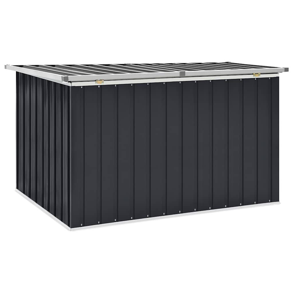 vidaXL Μπαούλο Αποθήκευσης Κήπου Ανθρακί 149 x 99 x 93 εκ.