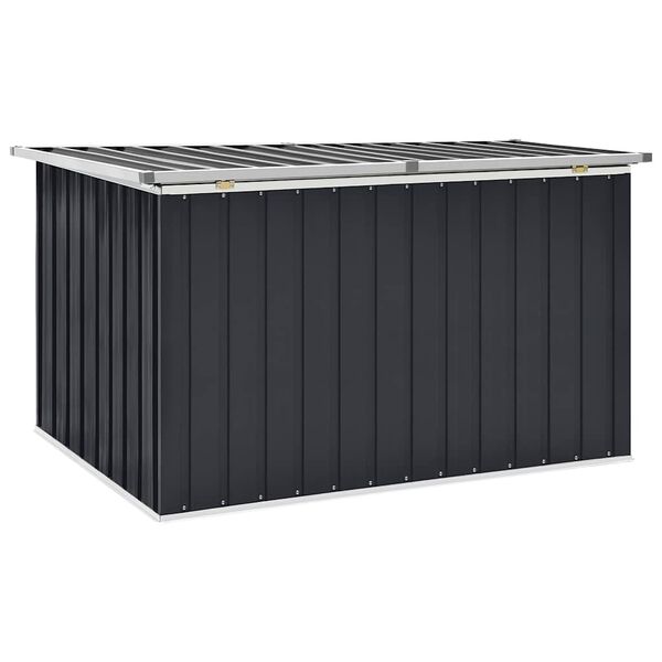 vidaXL Μπαούλο Αποθήκευσης Κήπου Ανθρακί 149 x 99 x 93 εκ.