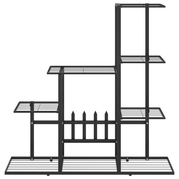 vidaXL Ανθοστήλη Μαύρη 94,5 x 25 x 88 εκ. Μεταλλική
