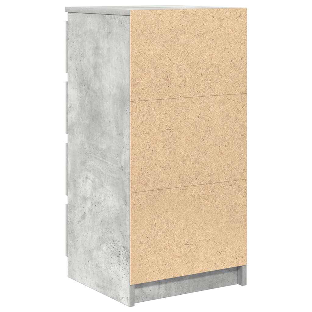 vidaXL Ντουλάπι Γκρι Σκυροδέματος 37,5x35x76 εκ. Επεξεργασμένο Ξύλο
