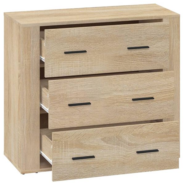 vidaXL Ντουλάπι Sonoma Δρυς 80x33x70 εκ. από Επεξεργασμένο Ξύλο