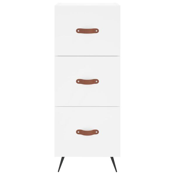 vidaXL Ντουλάπι Λευκό 34,5 x 34 x 90 εκ. από Επεξεργασμένο Ξύλο
