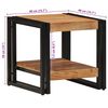 vidaXL Τραπεζάκι σαλονιού Καφέ 40 x 40 x 38 cm Μασίφ ξύλο ακακίας