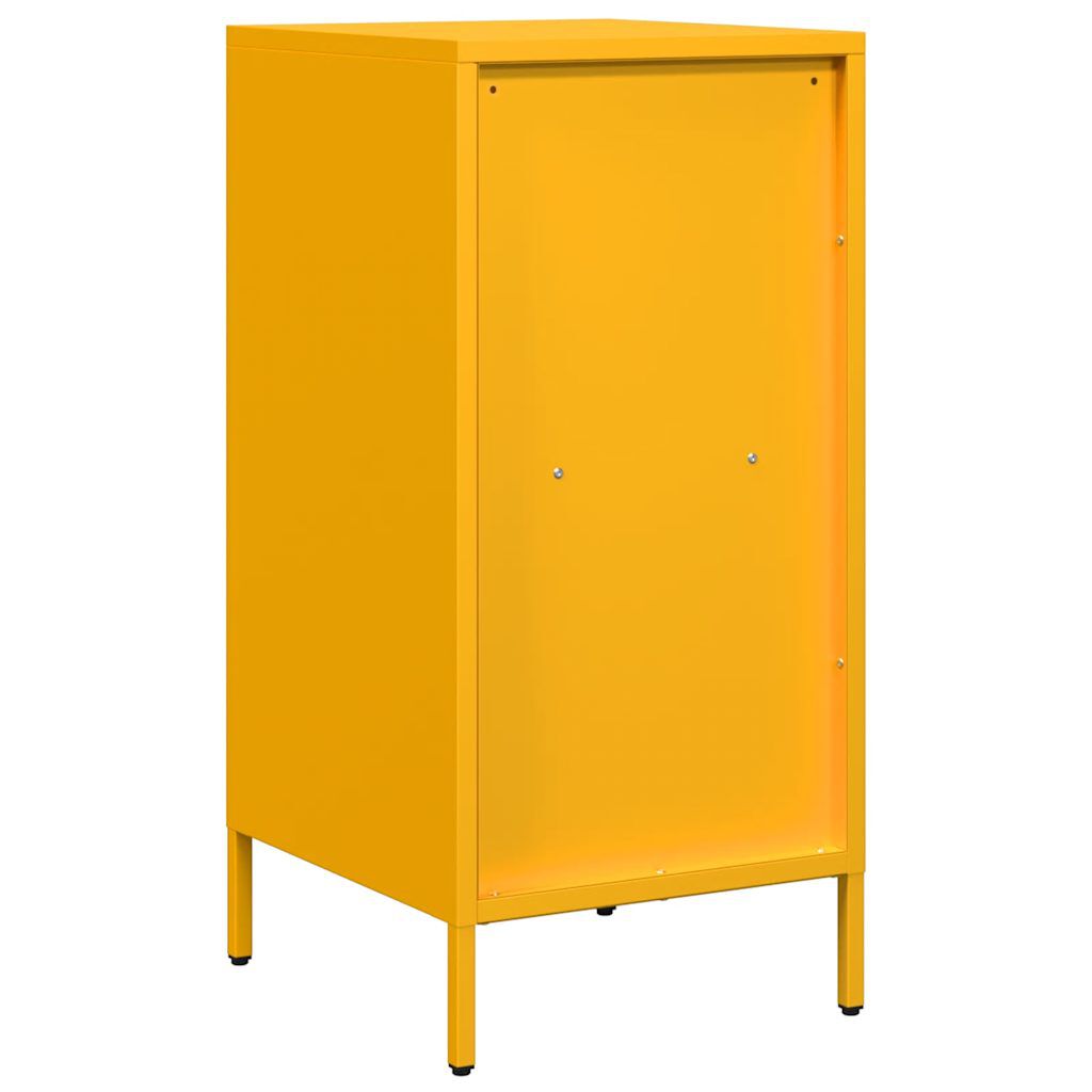 vidaXL Ντουλάπι Μουσταρδί 35x39x73,5 εκ. από Χάλυβα Ψυχρής Έλασης