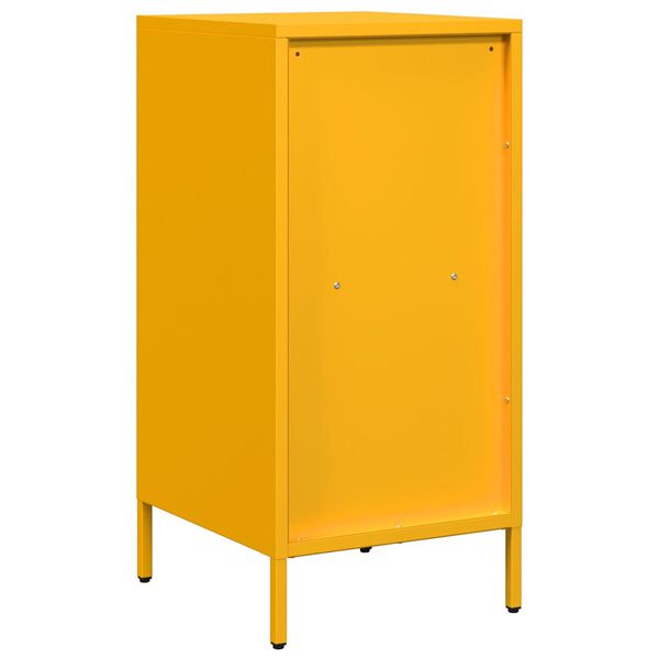 vidaXL Ντουλάπι Μουσταρδί 35x39x73,5 εκ. από Χάλυβα Ψυχρής Έλασης