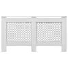 vidaXL Κάλυμμα Καλοριφέρ Λευκό 152 x 19 x 81,5 εκ. από MDF