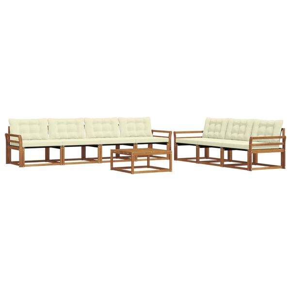 vidaXL &Sigma;&epsilon;&iota;&rho;ά &Kappa;&alpha;&nu;&alpha;&pi;έ &Epsilon;&xi;&omega;&tau;&epsilon;&rho;&iota;&kappa;&omicron;ύ &mu;&epsilon; &mu;&alpha;&xi;&iota;&lambda;ά&rho;&iota; 8 pcs &Phi;&upsilon;&sigma;&iota;&kappa;ό &kappa;&alpha;&iota; &Kappa;&rho;έ&mu;&alpha;