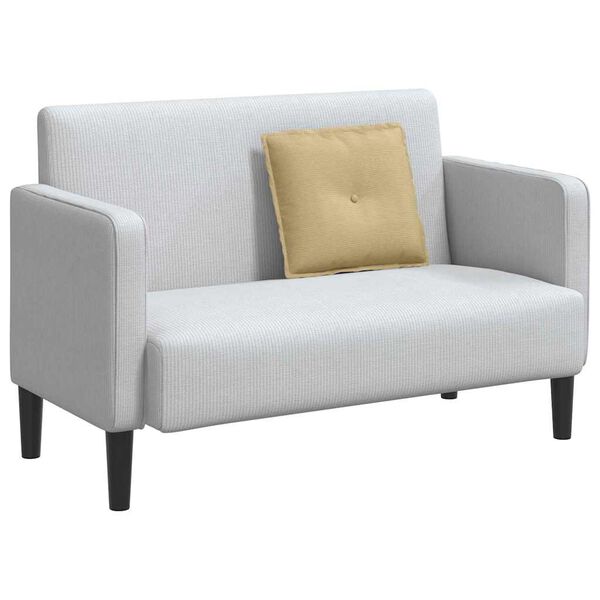 vidaXL Μαξιλάρι Πλάτης Γκρι Πράσινο 50 x 45 εκ. Υφασμάτινο Κορντουρά