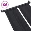 vidaXL Θερμαντικά Πάνελ Πισίνας Ηλιακά 6 τεμ. 80 x 310 εκ.