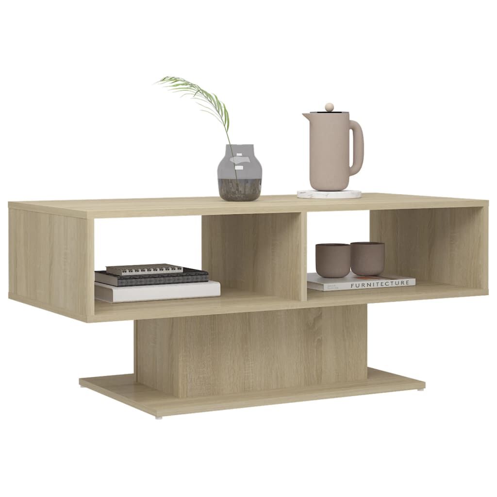 vidaXL Τραπεζάκι Σαλονιού Sonoma Δρυς 103,5x50x44,5 εκ. Επεξ. Ξύλο
