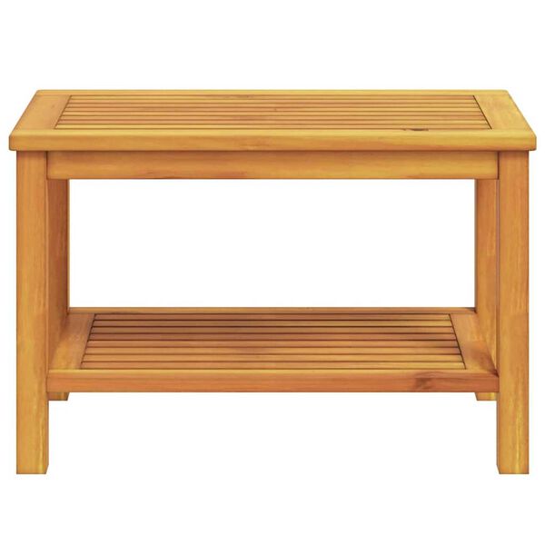 vidaXL Τραπεζάκι σαλονιού Καφέ 90 x 50 x 45 cm Μασίφ ξύλο ακακίας