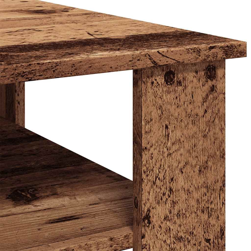 vidaXL Τραπεζάκι σαλονιού παλιό ξύλο 60x60x42 cm Ξύλο μηχανής