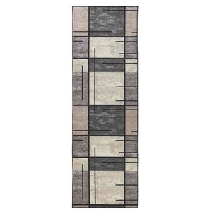vidaXL &Chi;&alpha;&lambda;ί Runner LESAKA &Kappa;&alpha;&phi;έ 100 x 300 cm &Delta;&iota;&alpha;&mu;&alpha;&nu;&tau;έ&nu;&iota;&omicron; &beta;&epsilon;&lambda;&omicron;ύ&delta;&omicron;