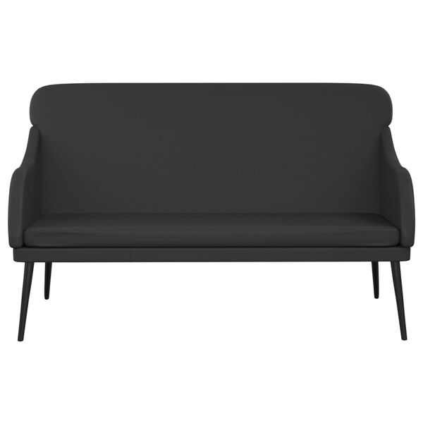 vidaXL Πάγκος Μαύρος 110x76x80 εκ. από Συνθετικό Δέρμα
