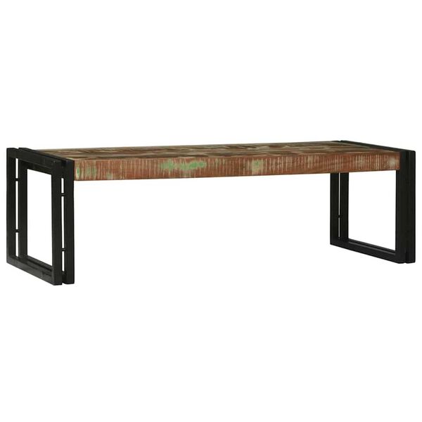 vidaXL Τραπεζάκι σαλονιού 2 pcs Πολύχρωμο Μασίφ ανακυκλωμένο ξύλο