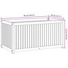 vidaXL Ζαρντινιέρα Κήπου 85x45x44 εκ. Μασίφ Ξύλο Ακακίας/Ατσάλι