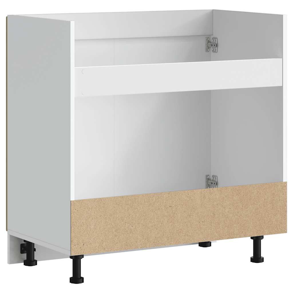 vidaXL Ντουλάπι βάσης νεροχύτη Kalmar Sonoma Δρυς 80x46x81,5 εκ.