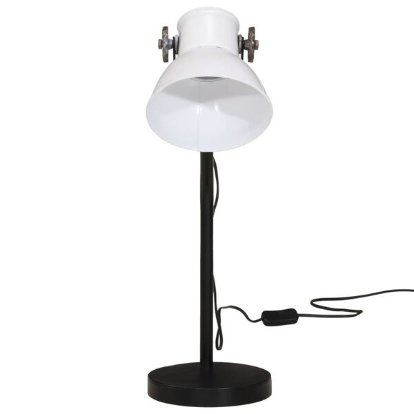 vidaXL Φωτιστικό Γραφείου 25 W Λευκό 17x17x60 εκ. Ε27