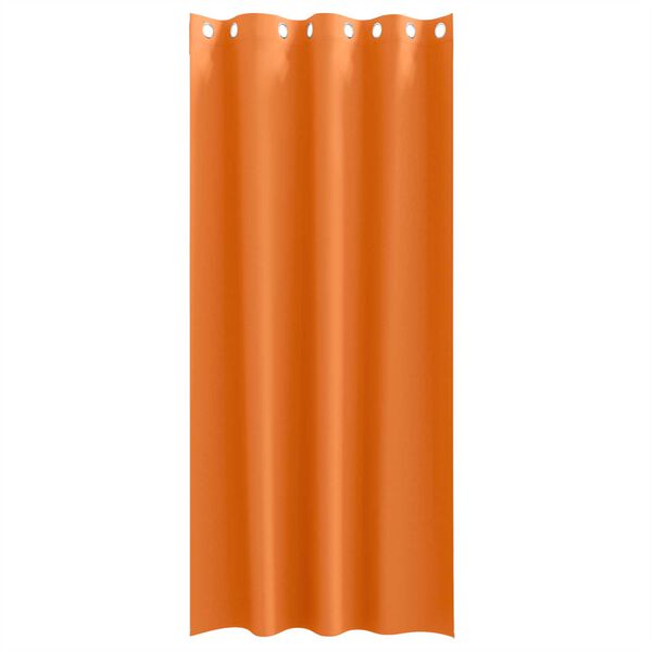 vidaXL Κουρτίνες 2 pcs Φωτεινό Πορτοκάλι 225 x 140 εκ. Πολυεστέρας