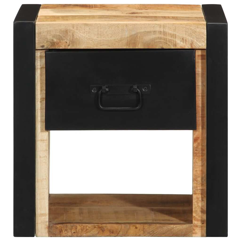 vidaXL Κομοδίνο 40x35x40 cm Στερεό ακατέργαστο ξύλο Mango