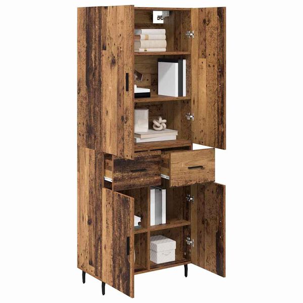 vidaXL Highboard &mu;&epsilon; &sigma;&upsilon;&rho;&tau;ά&rho;&iota; 2 pcs &Pi;&alpha;&lambda;&iota;ό &Xi;ύ&lambda;&omicron; &Sigma;ύ&nu;&theta;&epsilon;&tau;&omicron; &Xi;ύ&lambda;&omicron; &kappa;&alpha;&iota; &Gamma;&upsilon;&alpha;&lambda;ί