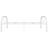 vidaXL Πλαίσιο Κρεβατιού Λευκό 90 x 200 εκ. Μεταλλικό