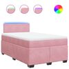 vidaXL &Kappa;&rho;&epsilon;&beta;ά&tau;&iota; Boxspring &mu;&epsilon; &Sigma;&tau;&rho;ώ&mu;&alpha; &Rho;&omicron;&zeta; 120x190 &epsilon;&kappa;. &Beta;&epsilon;&lambda;&omicron;ύ&delta;&iota;&nu;&omicron;
