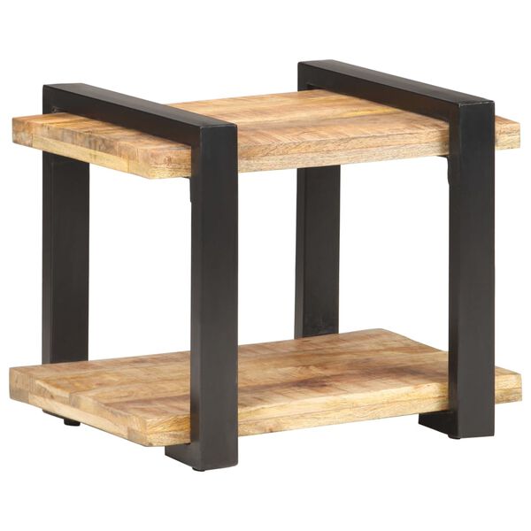vidaXL Κομοδίνο 50 x 40 x 40 εκ. από Ακατέργαστο Ξύλο Μάνγκο