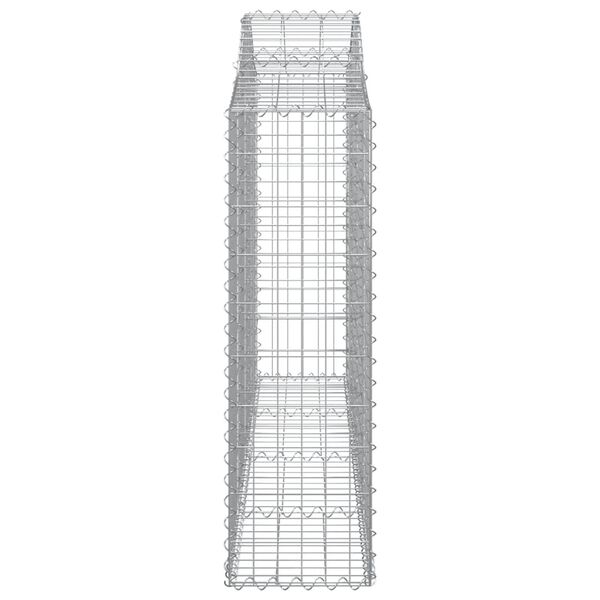 vidaXL Συρματοκιβώτια Τοξωτά 25 τεμ. 200x30x100/120 εκ. Γαλβαν. Ατσάλι