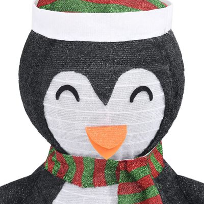 Πιγκουίνος Χριστουγεννιάτικη Φιγούρα LED 120 εκ. Πολυτελές Ύφασμα