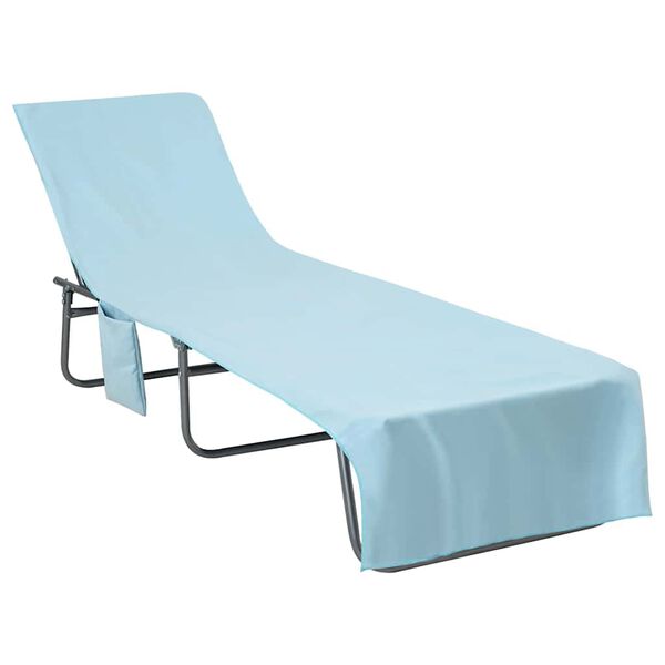 vidaXL Πετσέτες ξαπλώστρας 2 pcs Μπλε 210 x 75 cm