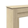 vidaXL Πλαίσιο Τζακιού Sonoma Δρυς 90x30x90 εκ. από Επεξ. Ξύλο